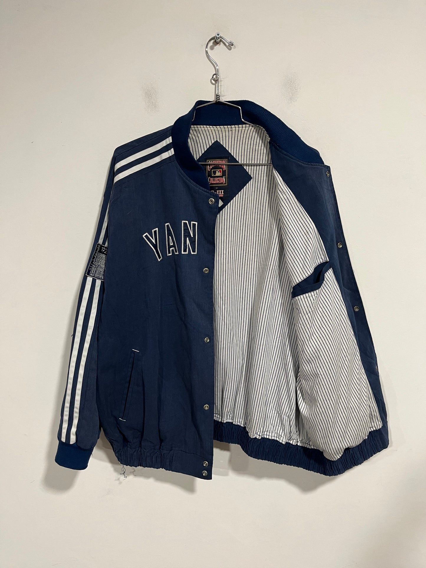 Raro giubbotto bomber G-III Carl Banks New York Yankees anni 90 (H202)