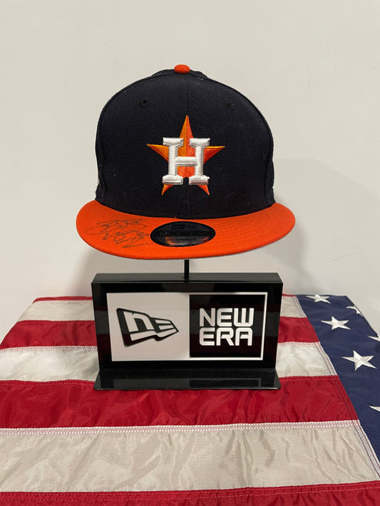 Raro cappello vintage Houston Astros autografato (D191)