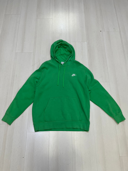 Felpa Nike small Logo verde (G590)