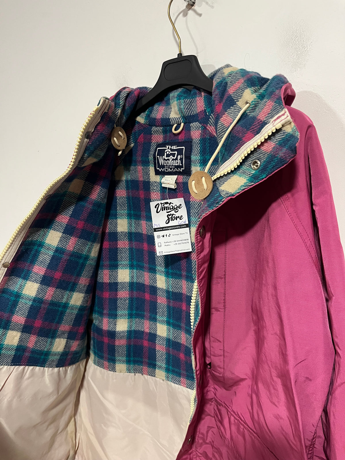 Giubbotto Woolrich flannel lined donna (H318)