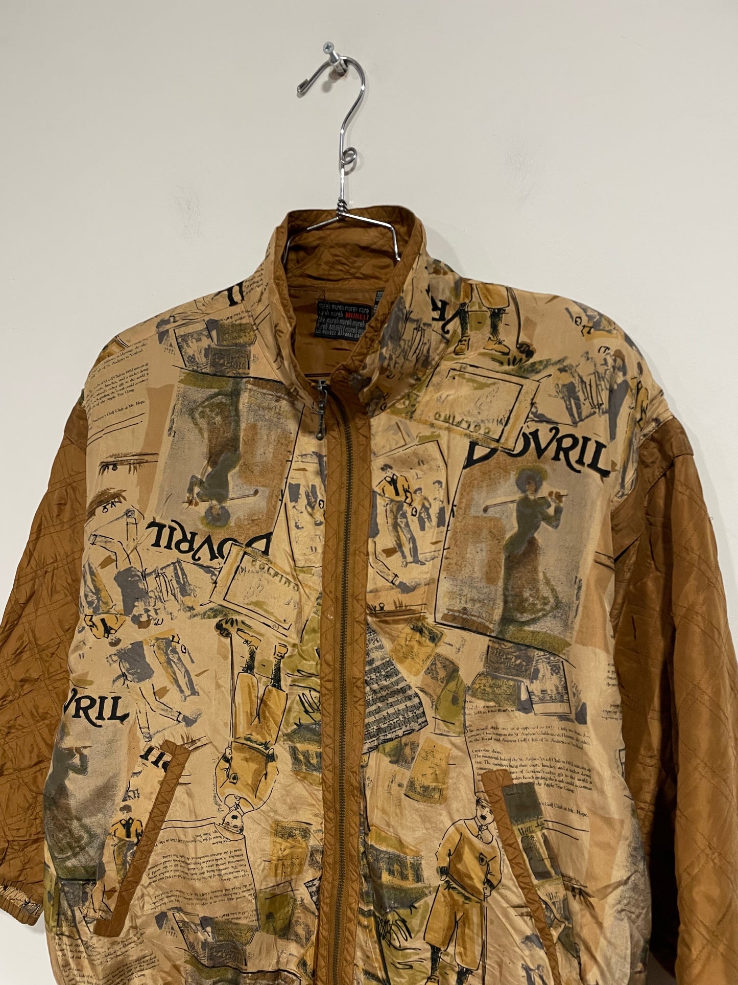 Felpa zip crazy jacket con maniche rimovibili (D129)