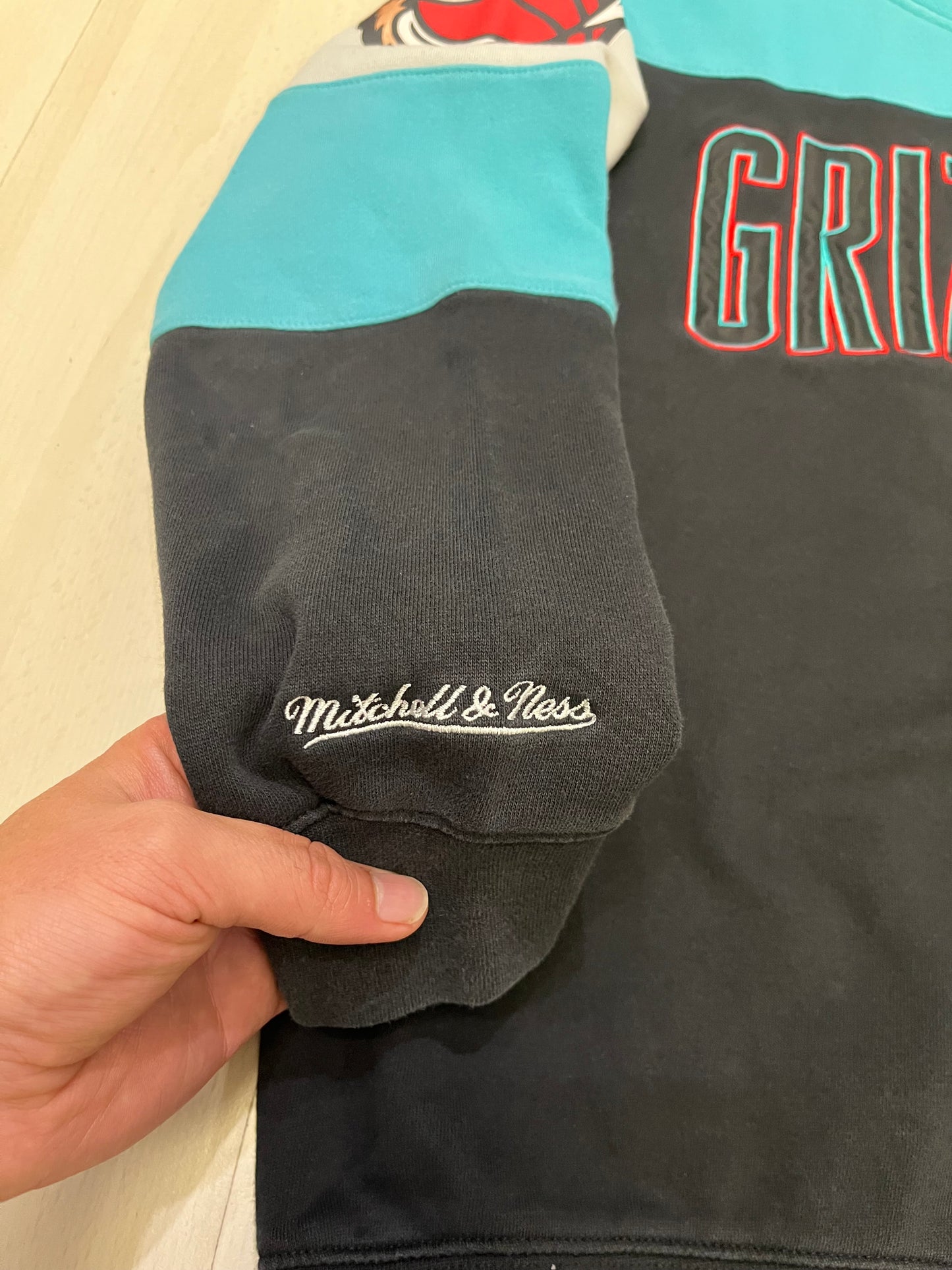 Felpa girocollo Mitchell & Ness Memphis Grizzlies (H041)