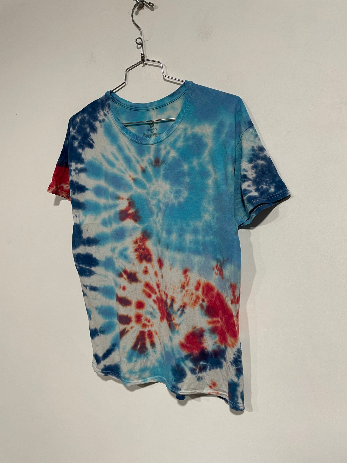 T shirt tie dye azzurra (MR197)