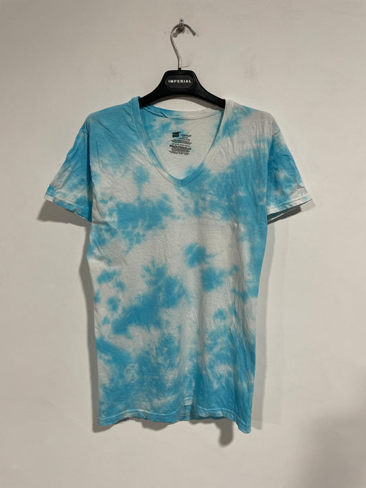 T shirt Tie dye azzurro bianco (MR198)