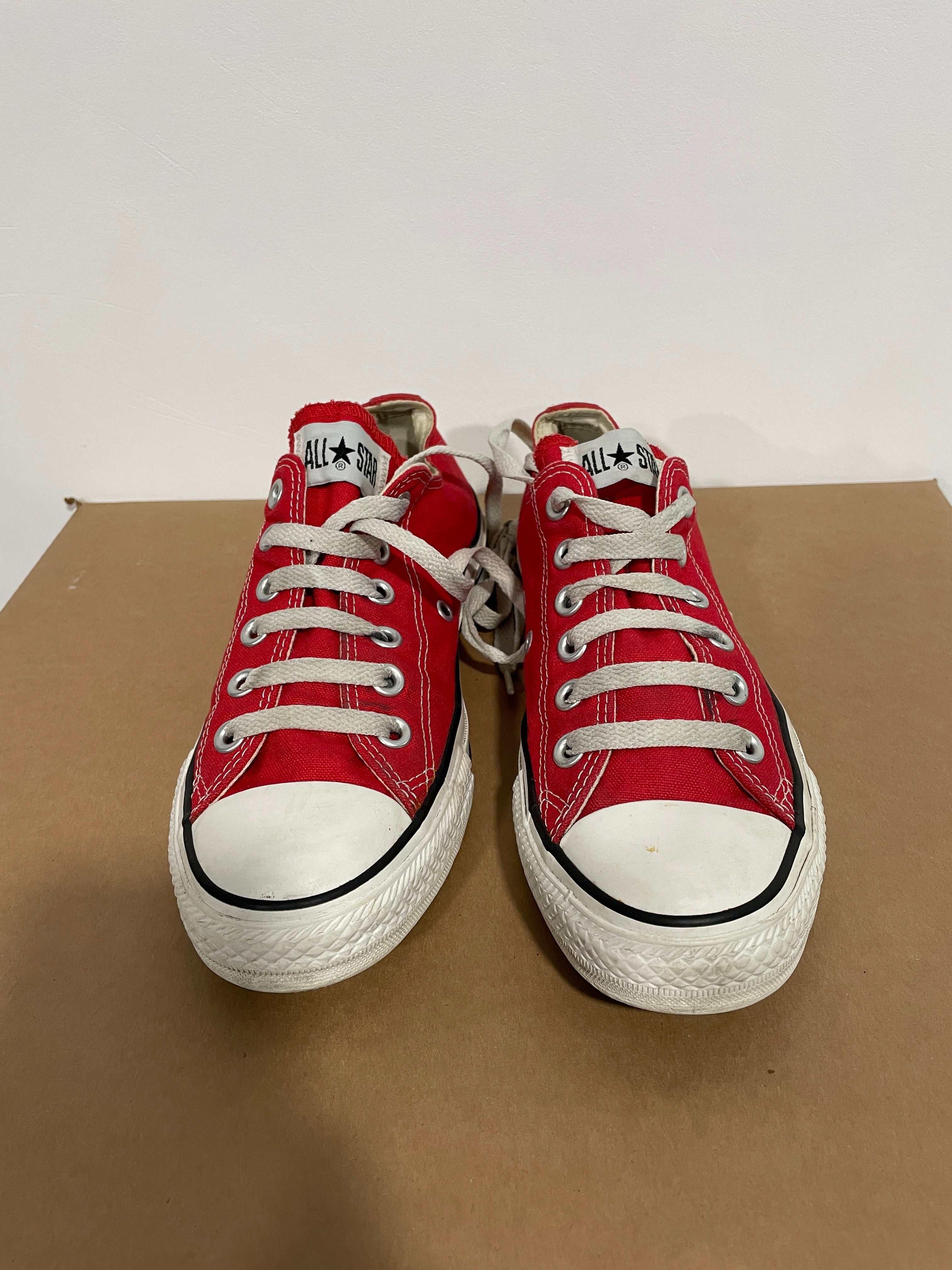 Converse basse rosse hotsell